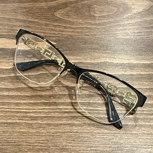 Versace Black and Gold Women's Glasses